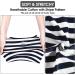 Striped Dog Shirt 5XL for Large Dogs | Soft Cotton Puppy T-Shirts Pack-2 Red & Blue | Lightweight Stretchy Vests for Pets - Buy Online on GoSupps.com