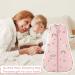 Looxii Baby Sleeping Bag 2.5 TOG 100% Cotton | Soft Newborn Sleep Sack for Boys and Girls 0-6 Months | Pink - Buy Online on GoSupps.com