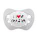 Limited Edition Nip Pacifier Set for Dads Grandmas & Grandpas - 2 Silicone Pacifiers with Protective Cap Size 1 - Ideal for International Shipping - Buy Online on GoSupps.com