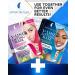 V Line Double Chin Reducer Mask for Instant Face Lift - 5 pcs White - Buy Online on GoSupps.com