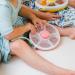 GoBe Kids Snack Spinner Bundle - Reusable 5 Compartment Dispenser with Sticker Sheet | BPA Free | Dishwasher Safe | No Spill Leakproof - Lemon Yellow - Buy Online on GoSupps.com