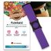 Diasticker |Freestyle Libre 3 - Fixing band |Flexible - waterproof - strong stop |Sensor protection fixation for freestyle Libre sensor |Halter: black (medium: 25-35 cm purple) m (25 - 35 cm) purple