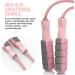 FITMYFAVO Adjustable Cotton Jump Rope for Women, Adults and Children - Pink - Buy Online on GoSupps.com