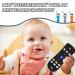 Viyuse TV Remote-Shaped Baby Teether | Soft Chew Toy for Early Education and Teething Relief | Infant Teether for Babies 3-12 Months (Black) - Buy Online on GoSupps.com