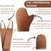 Self Tanning Mitt Applicator Kit 3 in 1 Fake Tan Mitt Applicator with Exfoliating Glove Self Tan Back Applicator Mini Finger Face Self Tanner Mitt Reusable Tanning Glove for Lotions Mousses Cream - Buy Online on GoSupps.com