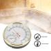 Premium Indoor Hygrometer & Thermometer - Metal Dial Weather Instruments for Home & Sauna - Buy Online on GoSupps.com