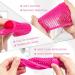 Cleansing Brush Silicon Exfoliating Pad-Silicone Face Scrubber Exfoliator Brush-Blackhead Scrubbers Exfoliating Brush- Cleansing Pads Precision Pore Cleansing Pad Acne Removing Face Brush/96 Blue - Buy Online on GoSupps.com