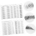 NOLITOY 20 sheets Temporary Hair-like Eyebrow Eyebrows Stickers Brow False Waterproof D Tattoos Imitation 21.5X14cmx2pcs Blackx2pcs - Buy Online on GoSupps.com