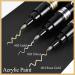 Erinde Nail Polish Pens for Nail Decoration Metallic Nail Varnish Pen Nail Art Tool DIY Nail Manicure for Women Glossy Soak off UV/LED Mirror Effect High Shine Brown - Buy Online on GoSupps.com