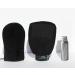 Infinity Sun Glow on the Go 3.4 Ounce Exfoliating Mitt & Applicator Mitt | Pack of 3 Travel Trio | 1 Tanning Mist Spray | 1 Double-Sided Tan Mitt | 1 Applicator for Self-Tanners Mitt