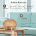 Bigqin 500ml Aroma Diffuser for Essential Oils - Aromatherapy Humidifier with Timer 14-Color LED Remote Control Perfect for Yoga & Spa - Light Wood Design - Buy Online on GoSupps.com