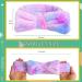 WSYUB Spa Headband | Makeup Bow Headband for Washing Face | Fuzzy Gradient Headbands for Teen Girls & Women | Skincare Hair Bands in Purple Pink & White - Buy Online on GoSupps.com