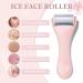 Pink Stainless Steel Ice Roller Set for Face and Eye | Skin Care for Puffiness, Migraine Pain Relief, Dark Circles | 2-Piece Facial Roller Kit - Buy Online on GoSupps.com