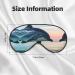 Cute Dolphin Jumping Print Double-Sided Eye Mask Soft and Light Blocking for Enhancing Sleep Quality - Buy Online on GoSupps.com