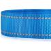 PCOTLLAR Reflective Dog Collar - Padded Neoprene Adjustable Collars for Small & Large Dogs - Soft Blue (50-60cm) - Buy Online on GoSupps.com