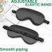 Silk Sleep Eye Mask - Luxurious Comfort for Deep Sleep & Travel | Soft Elastic Fit for Men & Women - Affordable Quality - Buy Online on GoSupps.com