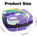 Portable Women s Storage Bags for Bandages Menstrual Pads & Tampons - Magical Rainbow Cartoon Clouds Design - Buy Online on GoSupps.com