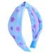 FROG SAC Color Changing Blue Knot Headband for Girls  Butterfly Headbands for Kids  Cute Satin Knotted Flower Hair Bands  Little Girl Daisy Head Band Hair Accessories Blue Daisy Butterfly