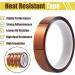 MEBMIK 4 Rolls 20mm x33m (108ft) High Temperature Heat Resistant Tape Heat Transfer Tape for Heat Sublimation Press No Residue and Heat Transfer Vinyl - Buy Online on GoSupps.com