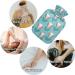 NAANLE 2L Hot Water Bottle with Tulip Flowers Cover - Perfect for Pain Relief Hand & Foot Warmer Neck & Back Therapy | Transparent Heat Bottle - Buy Online on GoSupps.com