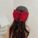 Hair Bow Large Red Hair Bow Hair Clip Hair Bows Bows for Hair Hair Bows for Women Black Bows Hair Ribbons Bow Hair Barrettes French Barrette Hairpin Hair Accessories for Thick Curly Hair - Buy Online on GoSupps.com