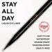 stila Stay All Day Waterproof Liquid Eye Liner in Midnight - Original Formula - Buy Online on GoSupps.com