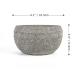 CHARMMAN Natural Granite Stone Shaving Soap & Cream Bowl for Men - Keep Warm, Easier to Lather Gray - Buy Online on GoSupps.com