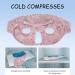 Gel Beads Face Mask Set - Reusable Hot/Cold Therapy for Women & Men - Blue/Pink - Buy Online on GoSupps.com