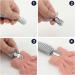 PEUTIER 4pcs Stainless Steel Mitten & Hat Clips - Winter Glove Holder for Toddlers, Kids, Adults - Gray - Buy Online on GoSupps.com