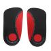 Flat Foot Arch Support Pad Sweat Wicking Orthotic Insoles for Plantar Fasciitis Relief Suitable for Men and Women (L (43 46))