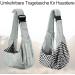Buy Petloft Reversible Small Dog Carrier - Adjustable Hands-Free Sling for Dogs Cats & Rabbits (Light Gray) - International Shipping Available - Buy Online on GoSupps.com