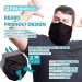 Fashion Face & Beard Cover - Extra Large Reusable Reversible for Bearded Men - Olive Green - Buy Online on GoSupps.com