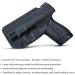 M&P Shield 9mm Holster IWB Kydex Holster Custom Fit: Smith & Wesson M&P Shield Plus / M2.0 / M1.0 - 9mm/.40 S&W 3.1" Barrel Pistol Case - Inside Waistband Concealed Carry - Adj. Cant Retention - Cover Mag-Buttom  No Wear   - Buy Online on GoSupps.com