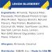 IQBAR Lemon Blueberry Keto Protein Bars - 12-Count Energy Bars - Low Carb, High Fiber Vegan Snacks and Meal Replacement Bars - Buy Online on GoSupps.com