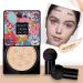 NUIBO Air Cushion CC Cream Foundation | Moisturizing Long Lasting Matte Concealer | Water Proof Makeup Base with Mushroom Head Applicator - Ivory - Buy Online on GoSupps.com
