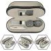 Coheali 2-in-1 Travel Glasses Case Set - Dual Purpose with Mirror & Lens Container | Perfect for International Travel - Buy Online on GoSupps.com