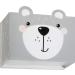 Dalber Little Teddy Bear Children's Wall Lamp - Grey Animal Light for Kids' Room | E27 | 64578 - Buy Online on GoSupps.com