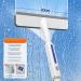 Water Spray Glass Wiper Cleaning Tool for Household Chores Double-sided Window Cleaning Tool - Buy Online on GoSupps.com