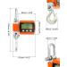 QWORK Digital Hanging Scale 500kg - Aluminum Crane Scale for Wharf Weighing Steel & Fishing - Buy Online on GoSupps.com