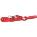 IDC Color & Gray Rubberized Dog Leash - 14mm x 3m | Red-Grey Loop Design - International Shipping Available - Buy Online on GoSupps.com