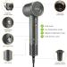 High-Speed Ionic Hair Dryer - 110 000 RPM Professional Blow Dryer for Fast Drying Lightweight Travel Low Noise - Gray - Buy Online on GoSupps.com