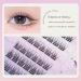 Fish Tails Glueless Press-On Eyelashes Removable Glue-Free False Eyelashes Reusable Segmented Glue-Free False Eyelashes with Tweezers (D) - Buy Online on GoSupps.com