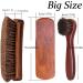 Premium Horsehair Shoe Brush Set - 2pcs Shoe Shine & Polish Brushes for Boots, Shoes, Car Seats & More - Buy Online on GoSupps.com