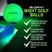GlowGear Golf GlowV1 Night Golf Balls - Full Compression Core - Ultra Bright Glow - Men and Women - 12 or 6 Count Pack - UV Light Source Required - Buy Online on GoSupps.com