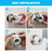 Tinabless Baby Safety Door Knob Covers 4 Pack - Childproof Locks for Kids - Reusable Baby Proof Door Handle Covers - Buy Online on GoSupps.com