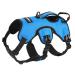 Rabbitgoo Breaking -proof dog harness Medium -sized dogs with handle anti -train safety cuddling dog breathable adjustable breast dishes padded dog vest panic crockery blue s (1 pack) blue