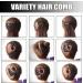 2PCS Stretch Beaded Hair slide Elastic Pearls Double Comb Vintage Hair Clips - Buy Online on GoSupps.com