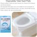Lizusidtsy 150 Pcs Portable Disposable Toilet Seat Cover Travel Bathroom Toilet Paper Pad Bathroom Accessories - Buy Online on GoSupps.com
