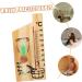 Yardenfun 5-St Sauna Timer Desk Attachment - 15-Minute Hourglass with Wooden Glass Stones | Perfect Sauna Backrest Reminder | 25.5x15cm | Buy Now! - Buy Online on GoSupps.com