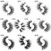 Buy 10 Styles Mixed 3D Mink False Eyelashes - Dramatic Long Wispies for Natural Volume | Handmade Eye Makeup - International Shipping Available - Buy Online on GoSupps.com